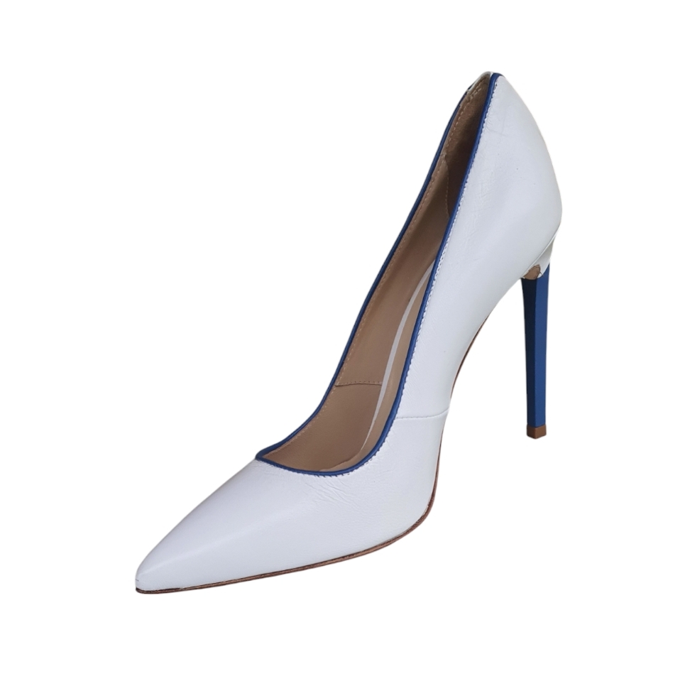 9018 Nappa bianco blu